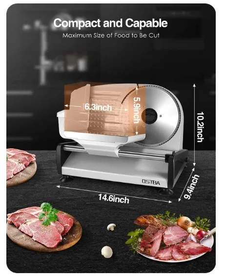Electric Meat slicer 200W image indicator(6)