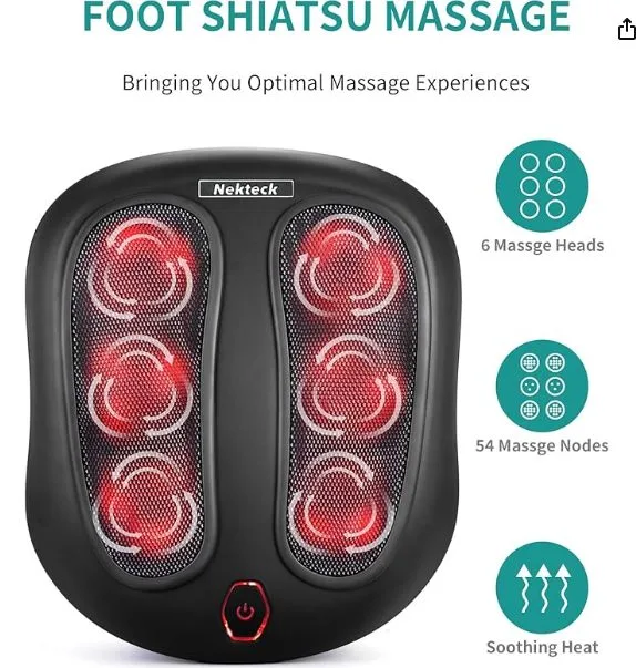 Nekteck foot massager with Heat image indicator(2)