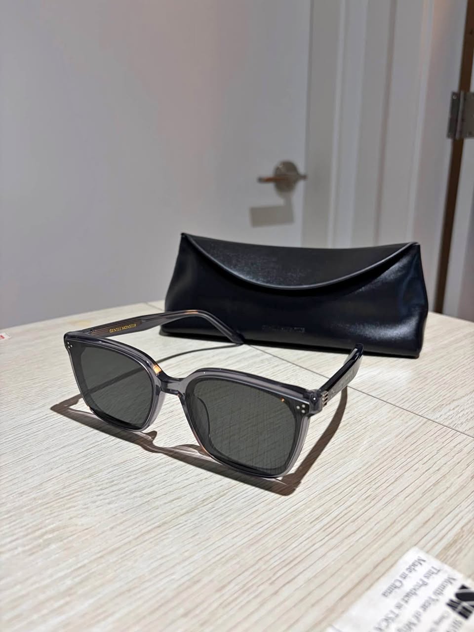 Gentle Monster BY ROW Sunglasses - Transparent Grey Frame