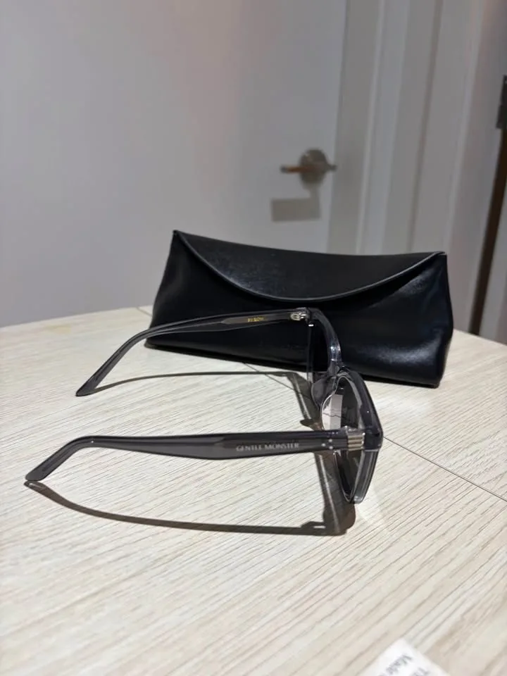 Gentle Monster BY ROW Sunglasses - Transparent Grey Frame image indicator(3)