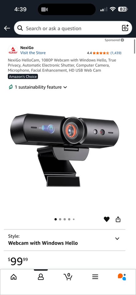 NexiGo HelloCam, 1080P Webcam - photo 3