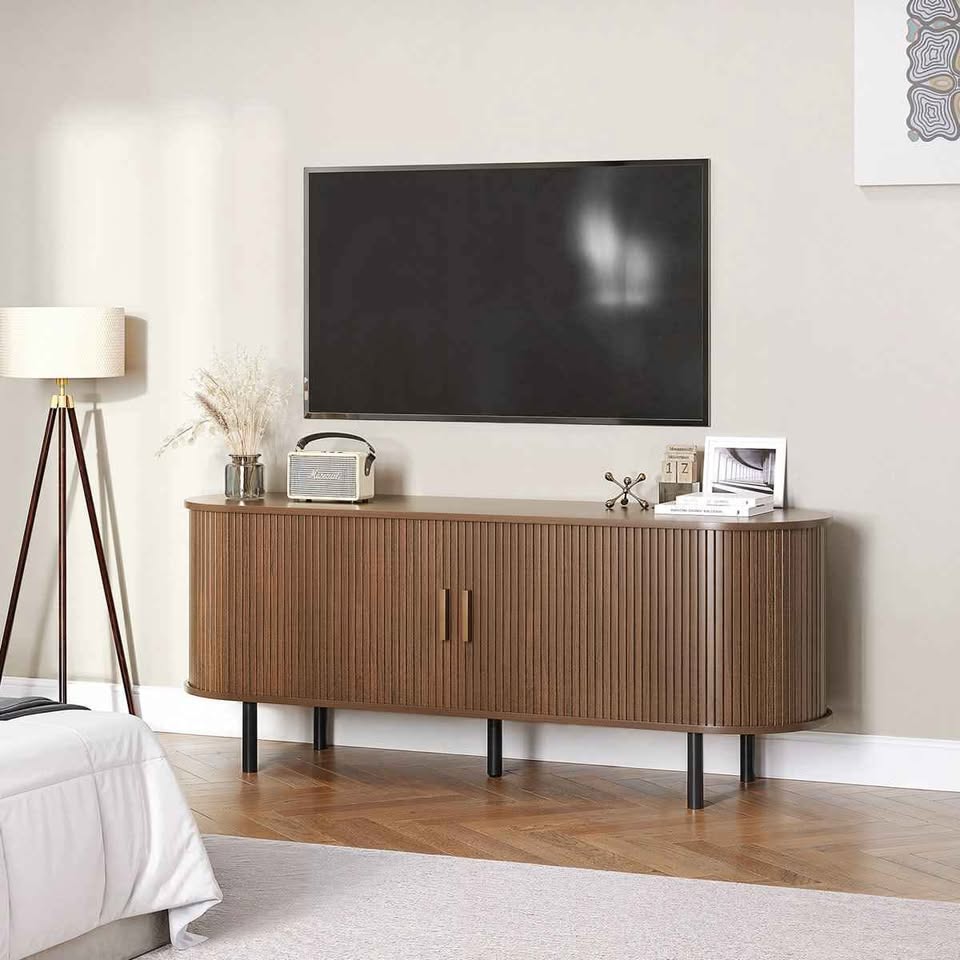 Jalonda Modern Wood TV Stand for 80" TVs - photo 3