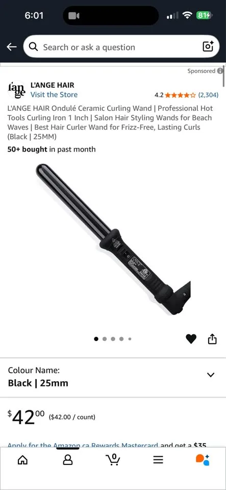 Ceramic Curling Wand image indicator(3)