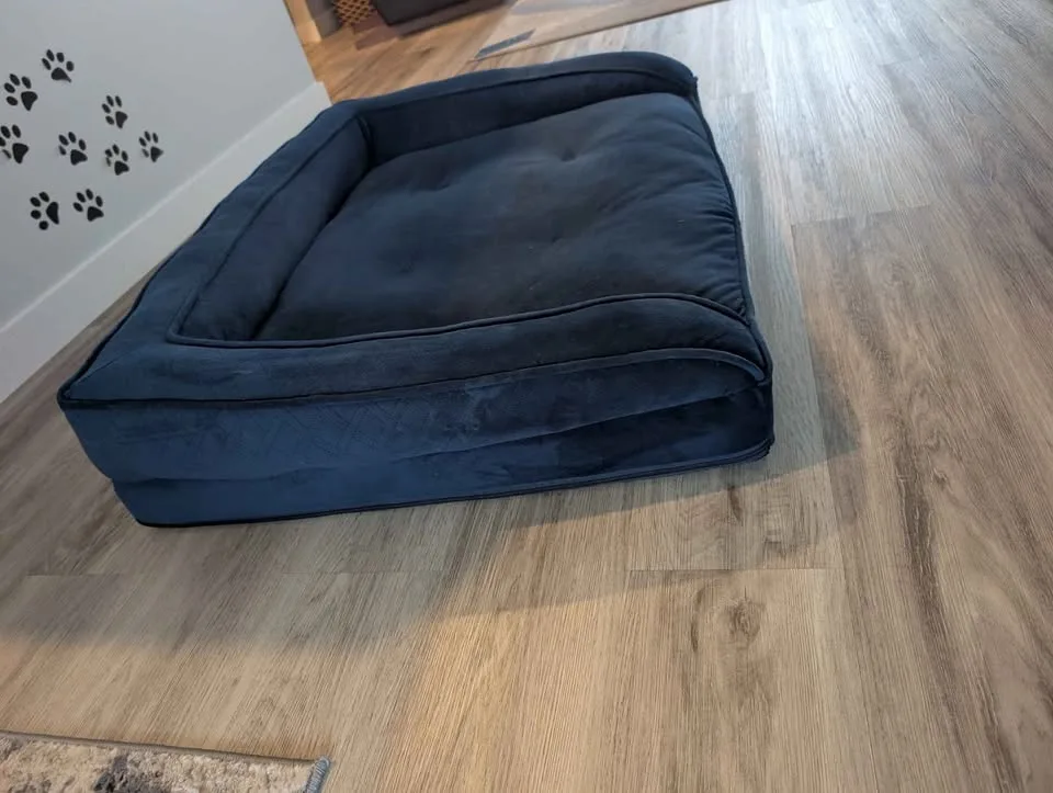 Large size dark blue dog bed image indicator(2)