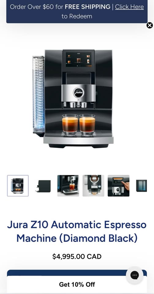 Jura Z10 Espresso Machine + Cool Control Milk Fridge - photo 3