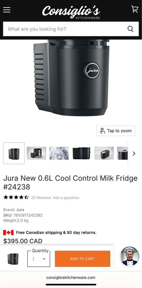 Jura Z10 Espresso Machine + Cool Control Milk Fridge - photo 4