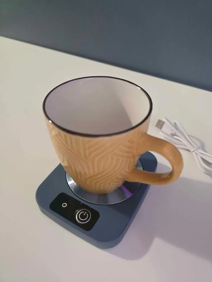 Smart Heated Coaster – USB Coffee Mug Warmer image indicator(5)