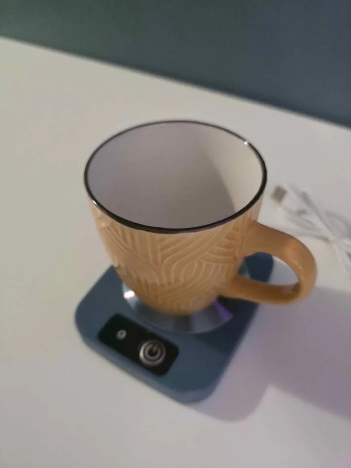 Smart Heated Coaster – USB Coffee Mug Warmer image indicator(6)