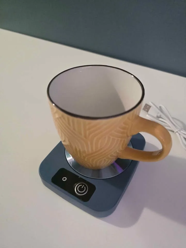 Smart Heated Coaster – USB Coffee Mug Warmer image indicator(7)