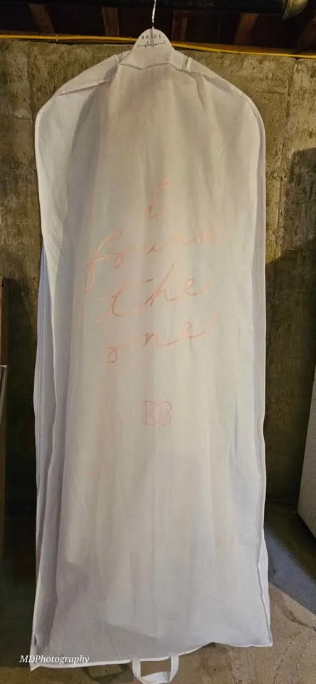 Moving Sale Oleg Cassini Wedding Dress Petite 0 Champagne image indicator(6)