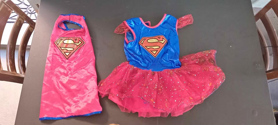 Halloween super girl dress for age 3-5