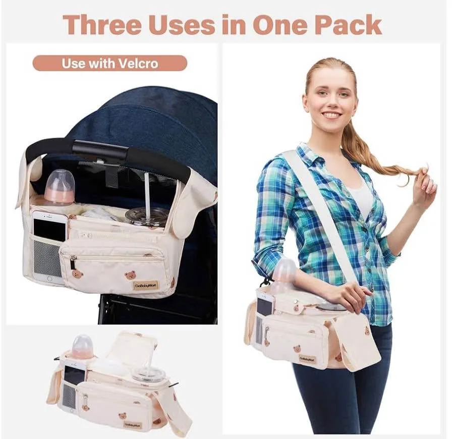 Stroller Organizer with Cup Holders image indicator(3)
