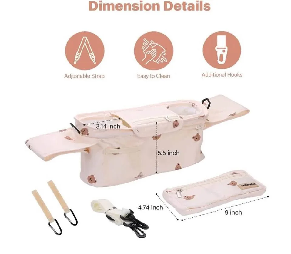 Stroller Organizer with Cup Holders image indicator(5)