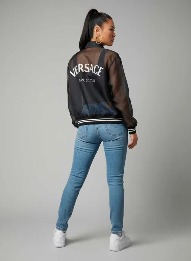 Vintage x 90s Versace Jeans Couture Bomber Jacket thumbnail