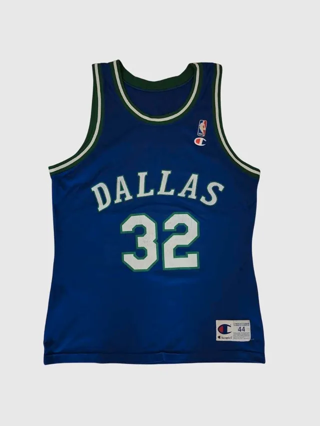 Vintage x 90s NBA Champion Dallas Mavericks Jamal Mashburn #32 thumbnail
