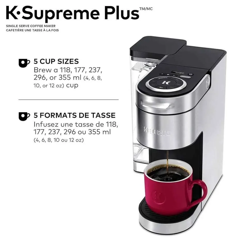 Keurig K-Supreme Plus Single Serve K-Cup Pod Coffee Maker image indicator(2)