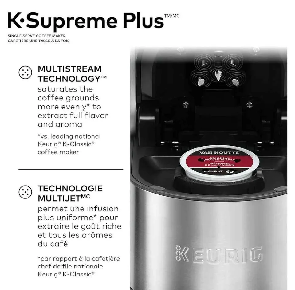 Keurig K-Supreme Plus Single Serve K-Cup Pod Coffee Maker image indicator(3)