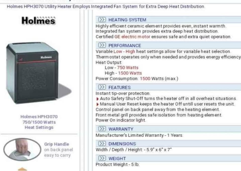 Holmes heater - photo 3