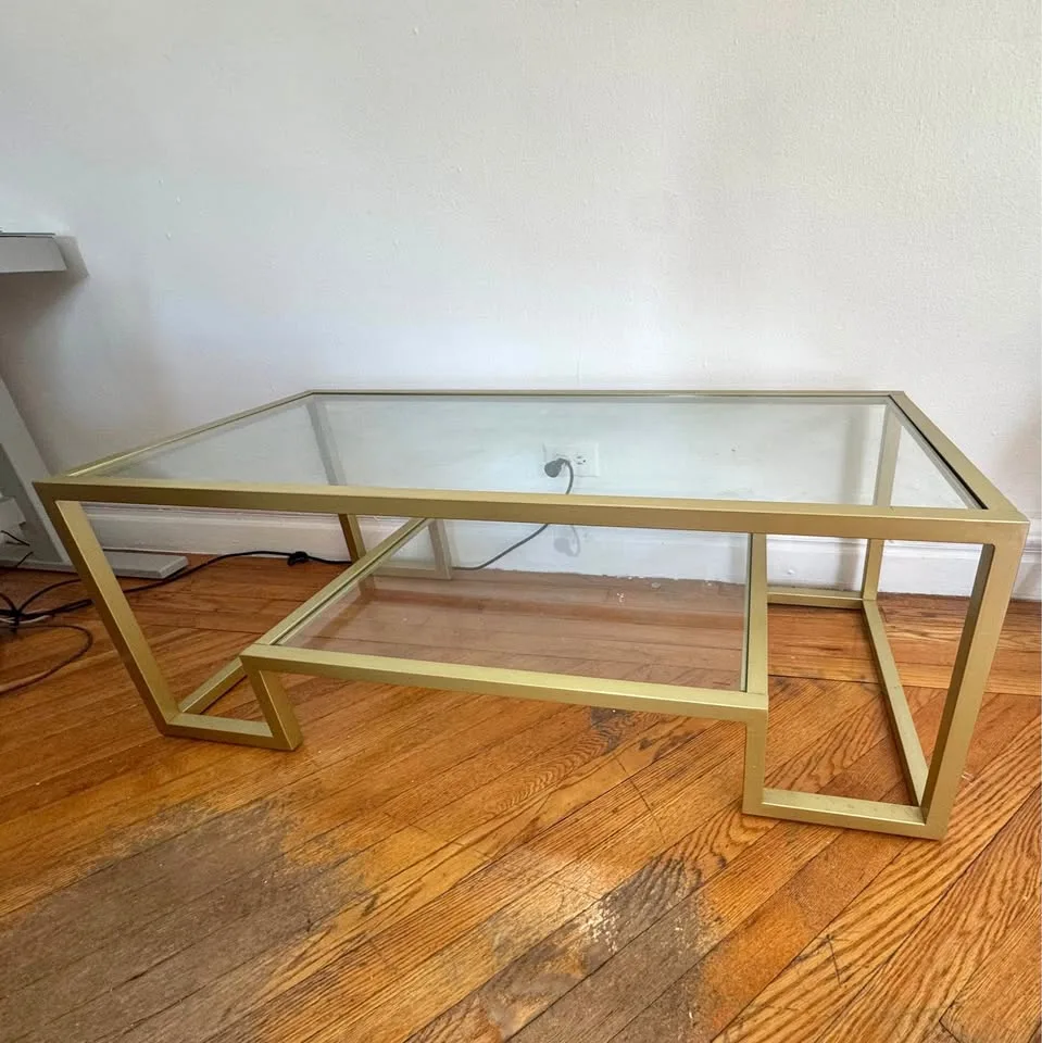 Glass de table coffee table retail 350