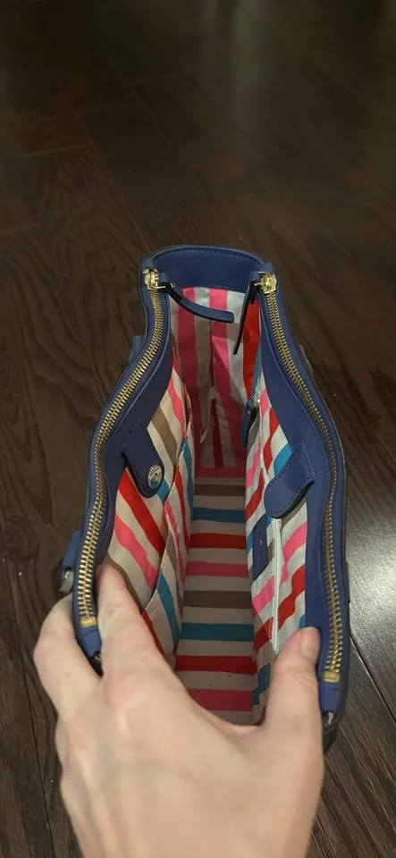 Kate Spade New York Tote – Royal Blue – Excellent Condition! image indicator(2)