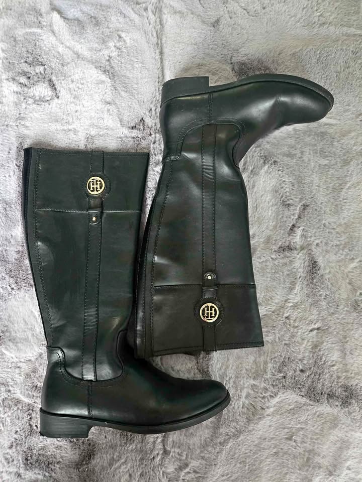Tommy Hilfiger Tall Black Boots