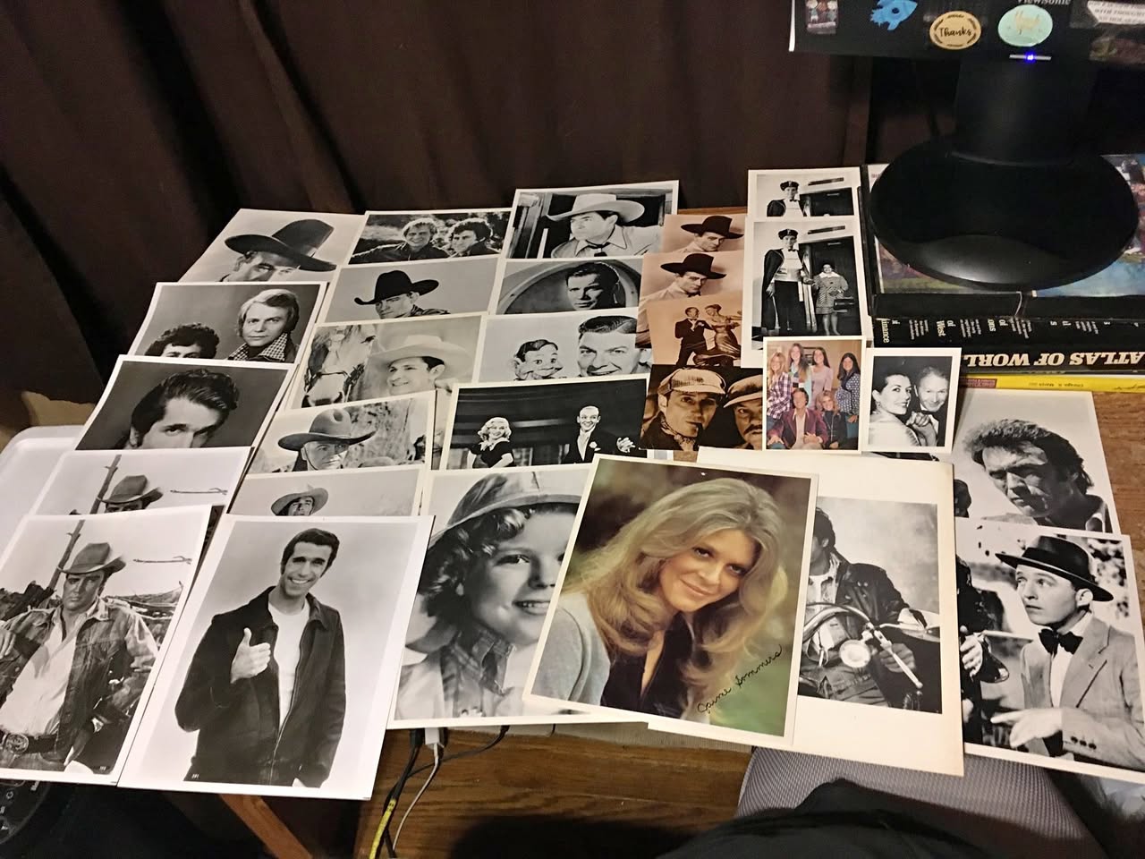 LOT OF 30 8 X 10 CELEBRITY PHOTOS