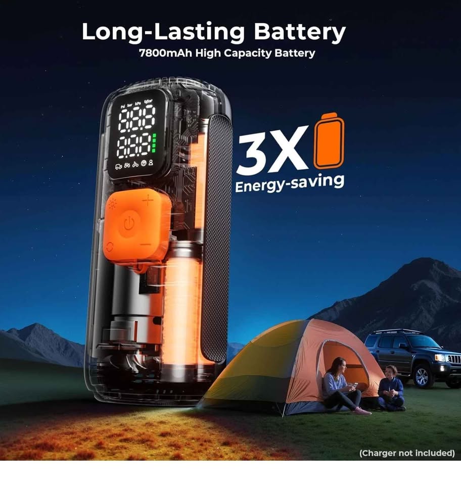 Tire Inflator Portable Air Compressor - photo 5
