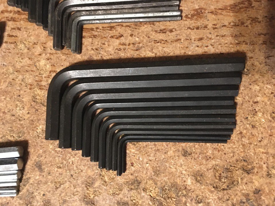 LOT OF 51 ALAN WRENCHES SOME CRAFTSMAN 1/16 - 1/4 - photo 4