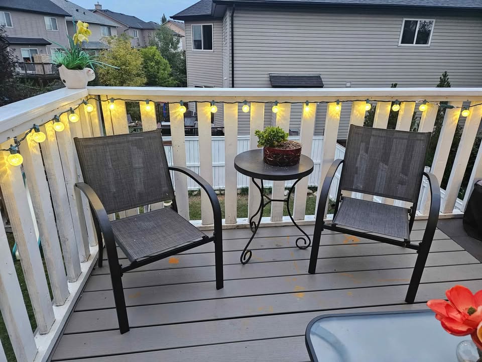 Patio Set – Chairs, Love seat & Glass Table - photo 3