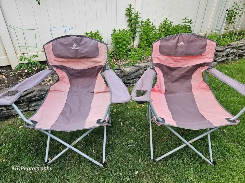 MOVING SALE Ozark Trail Outdoor Folding Chair Set image indicator(2)