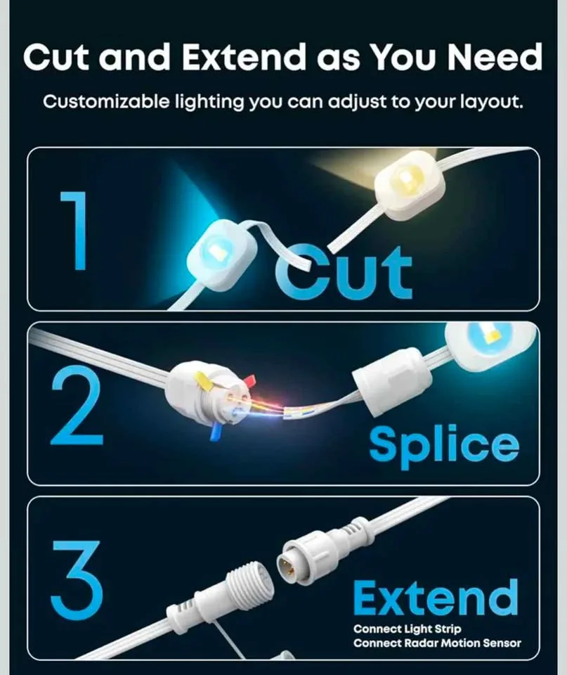 200ft Eufy S4 Permanent Outdoor Smart Lights - New image indicator(6)