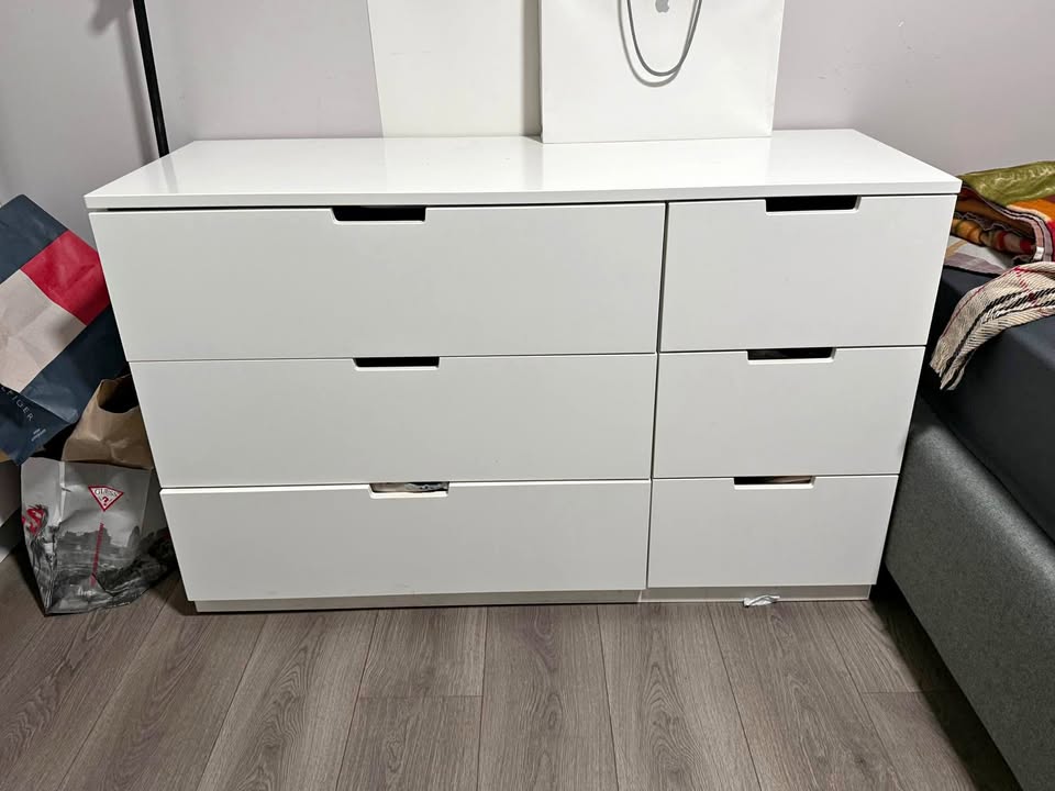 White ikea dresser