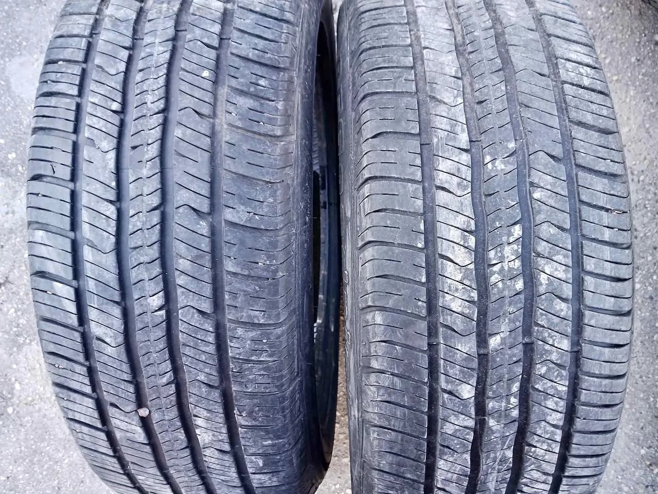 225 55 r19 TWO BF GOODRICH ALL SEASON TIRES thumbnail