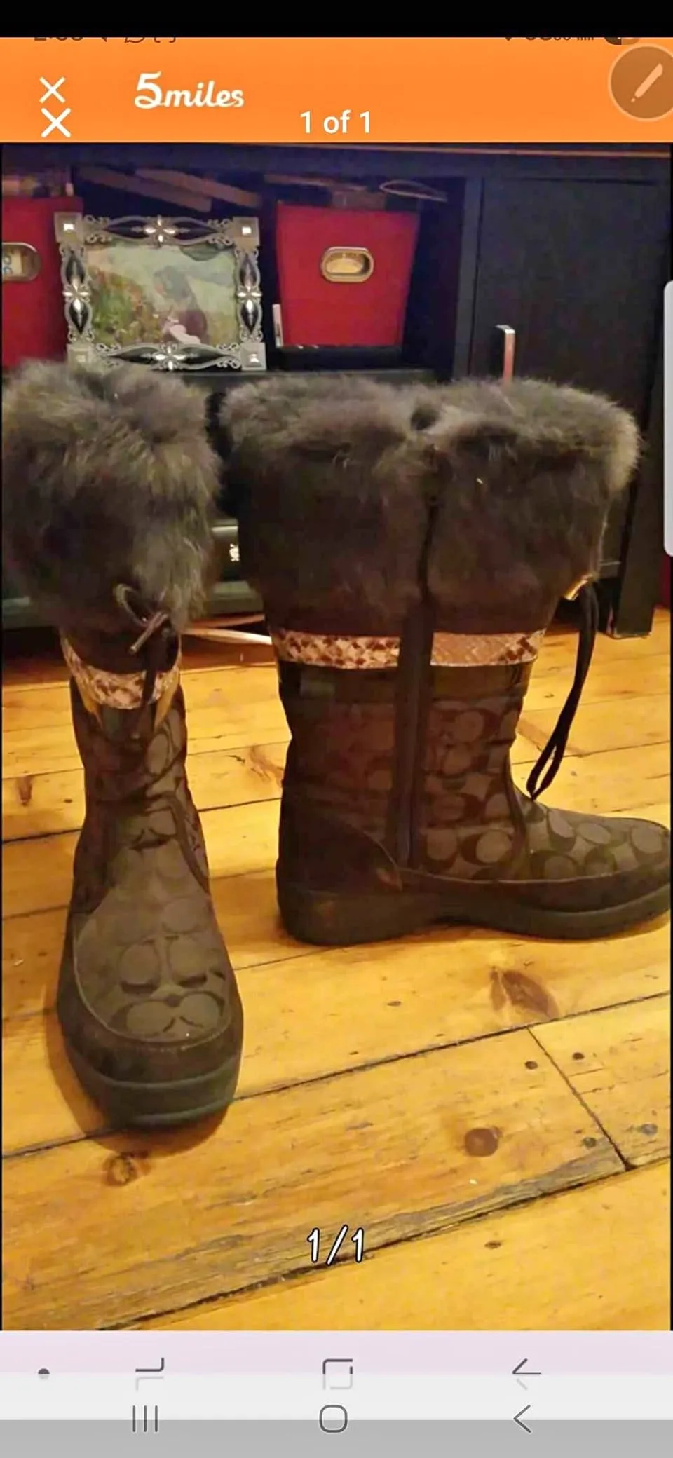 Coach boots thumbnail