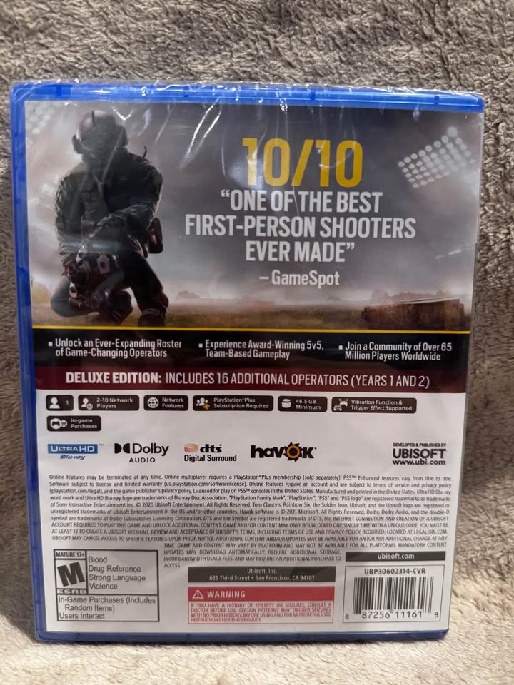 PS5 Tom Clancy’s Rainbow Six Siege Deluxe Edition - photo 2