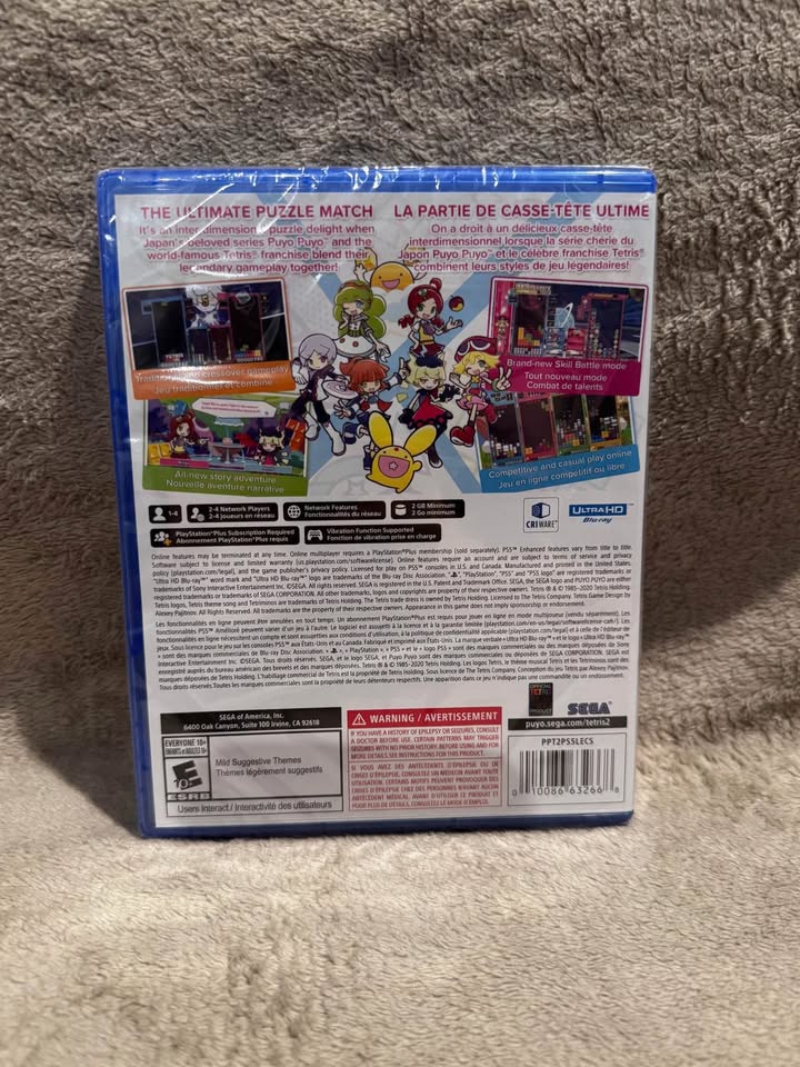 PS5 Puyopuyo Tetris 2 The Ultimate Puzzle Match - photo 2