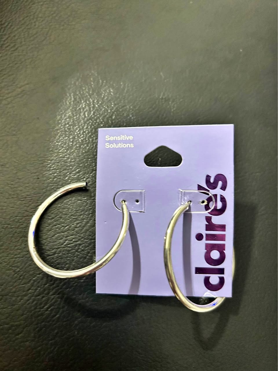 Claires hoop earrings