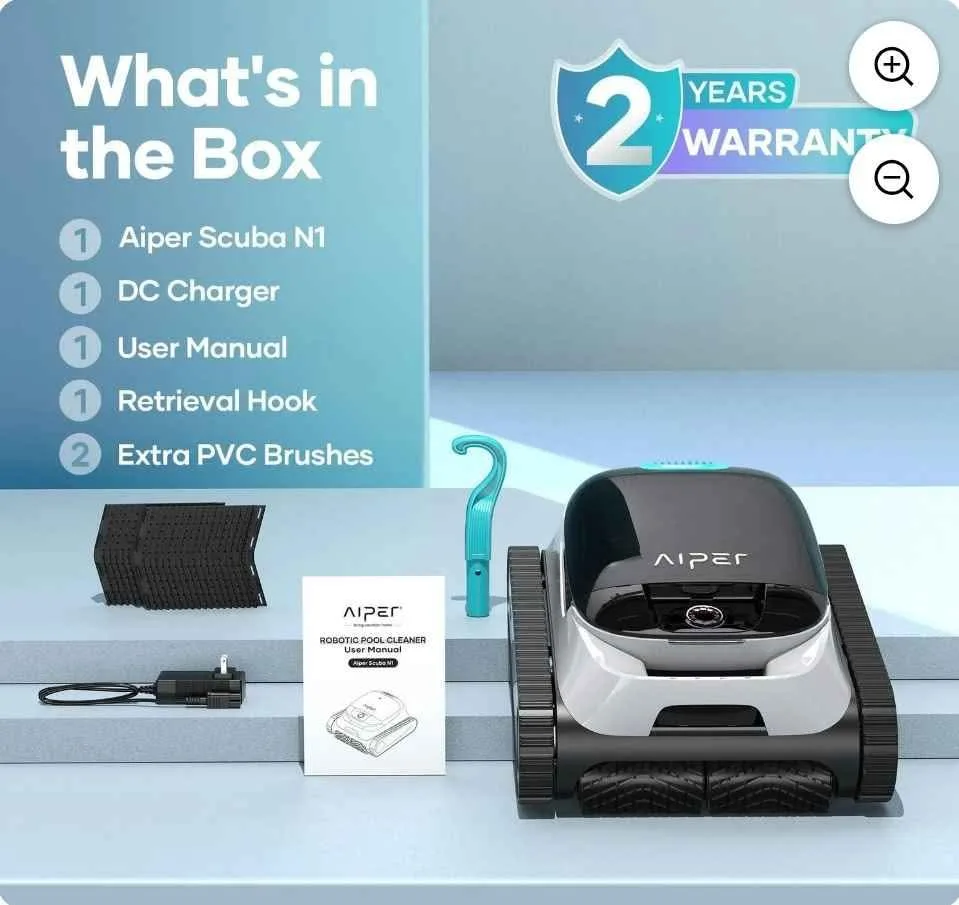 Aiper Scuba N1 Cordless Robotic Pool Cleaner image indicator(3)