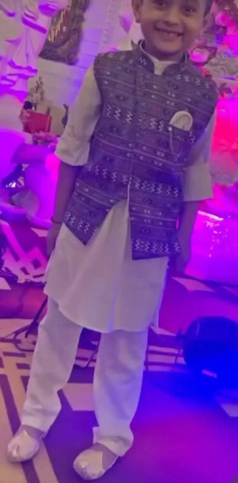 Kid 3 Piece Kurta Set size small