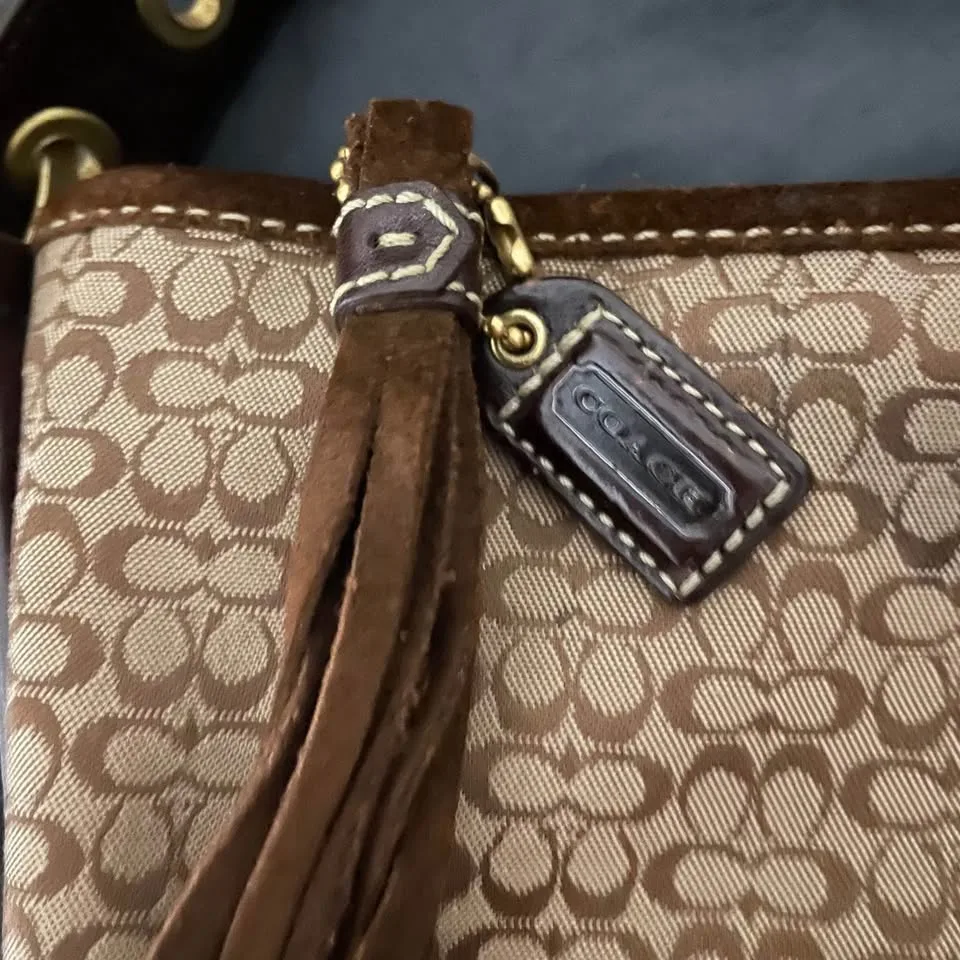 Vintage Brown Coach Bag image indicator(5)