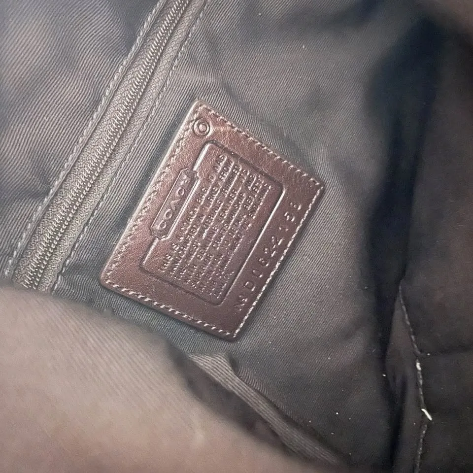 Vintage Brown Coach Bag image indicator(7)