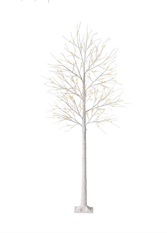 Canvas 8’ Birch Tree