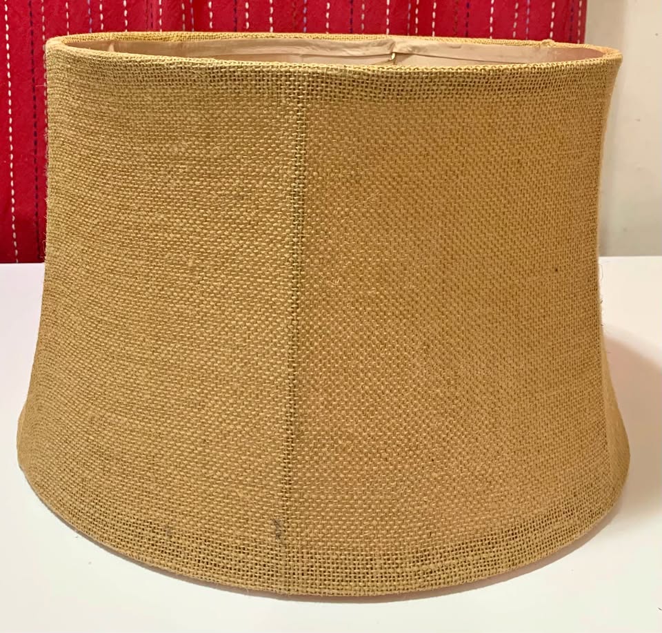 Burlap Lampshade