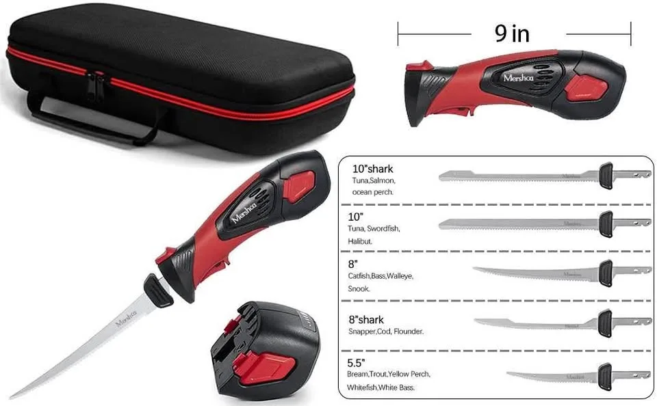 NEW Cordless Electric Fillet Knife image indicator(4)