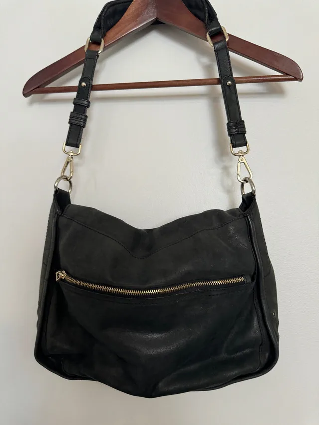 Zara Studded Leather Purse