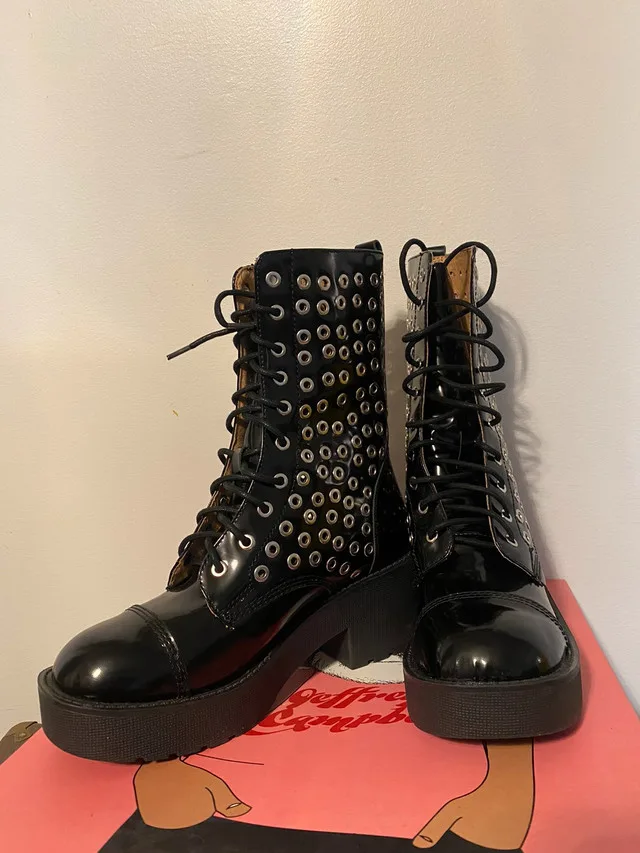 Black Platform Boots