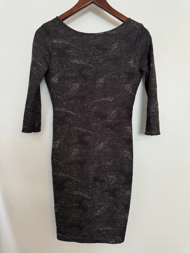 Zara Open Back Mini Dress