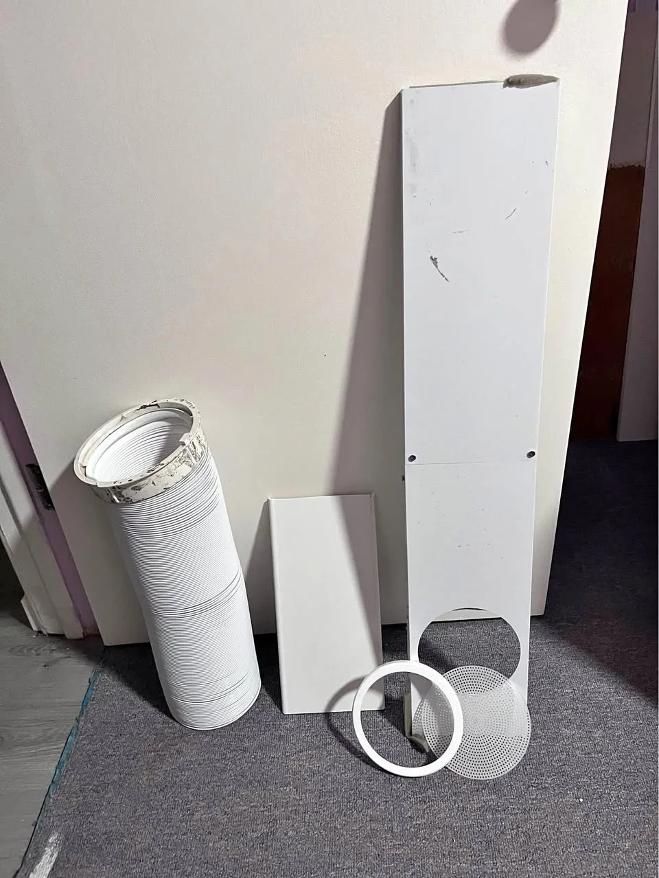 Portable AC window installation accessories