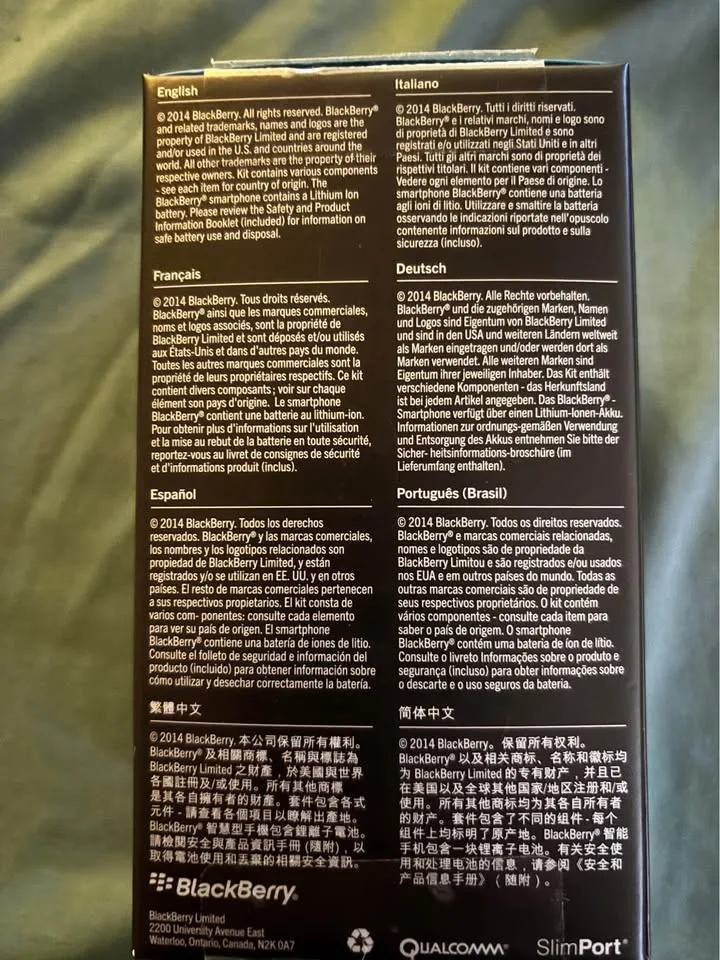 Blackberry Classic Unlocked phone image indicator(4)