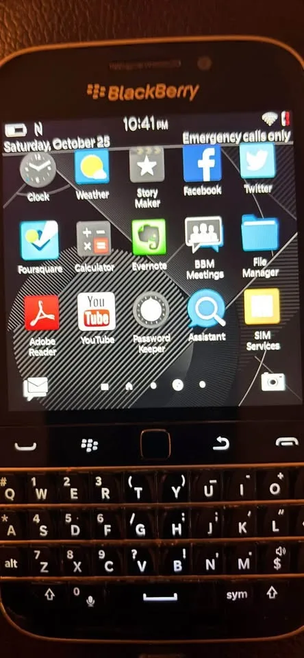 Blackberry Classic Unlocked phone image indicator(6)